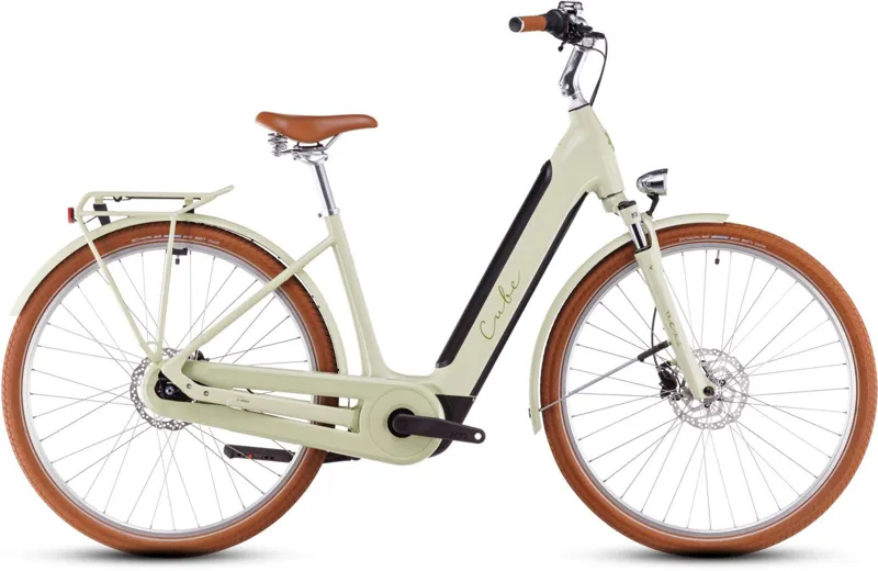 Cube Ella Hybrid 500 Electric Bike in Green